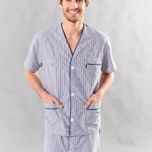PIJAMA HOMBRE PRIMUS CAMISERO MANGA CORTA PANTALÓN LARGO